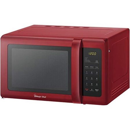 MAGIC CHEF Magic Chef MCD993R 0.9 ft. 900W Digital Countertop Microwave; Red MCD993R